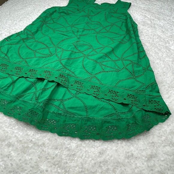 Cabi Gemma Eyelet Tank Top Kelly Green - Picture 6 of 9